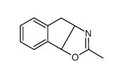 (3aR,8bS)-2-methyl-4,8b-dihydro-3aH-indeno[2,1-d][1,3]oxazole结构式