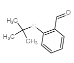 2-(叔-丁基硫代)苯甲醛结构式
