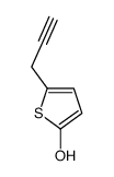 5-prop-2-ynylthiophen-2-ol Structure