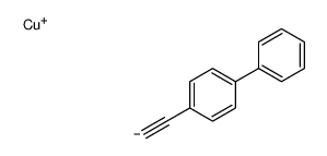 copper(1+),1-ethynyl-4-phenylbenzene结构式