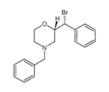 (2S,3R)-4-benzyl-2-(bromophenylmethyl)morpholine结构式