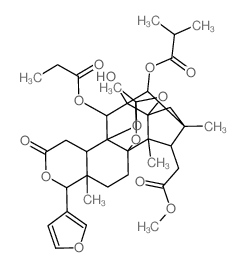 PHRAGMALIN 3-ISOBUTYRATE 30-PROPIONATE结构式