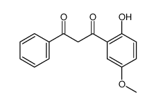 1-(2-hydroxy-5-methoxyphenyl)-3-phenylpropane-1,3-dione Structure