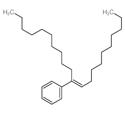 10-Heneicosene, 11-phenyl- Structure