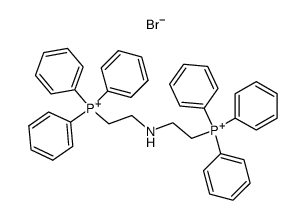 N,N-bis[2-(triphenylphosphonio)ethyl]hydroxylamide dibromide Structure