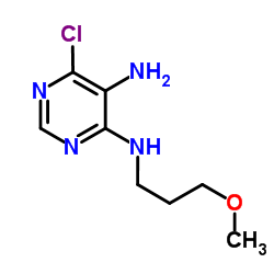 6-Chloro-N4-(3-Methoxy-propyl)-pyrimidine-4,5-diamine structure