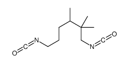 1,6-diisocyanato-2,2,3-trimethylhexane结构式