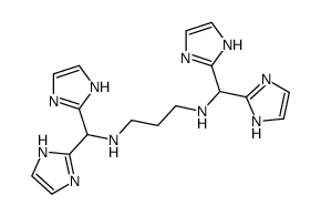 N,N'-bis[bis(1H-imidazol-2-yl)methyl]propane-1,3-diamine Structure