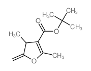 tert-butyl 2,4-dimethyl-5-methylidene-4H-furan-3-carboxylate结构式