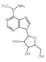 2-[6-(amino-methyl-amino)purin-9-yl]-5-(hydroxymethyl)oxolane-3,4-diol Structure