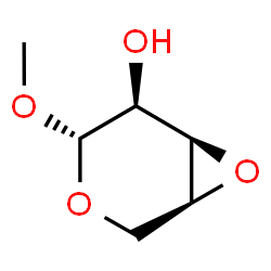 beta-L-Ribopyranoside, methyl 3,4-anhydro- (9CI)结构式