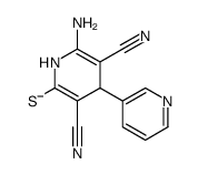 6-amino-3,5-dicyano-4-pyridin-3-yl-1,4-dihydropyridine-2-thiolate Structure