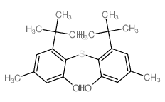 Phenol,2,2'-thiobis[3-(1,1-dimethylethyl)-5-methyl- Structure