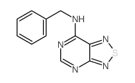 N-benzyl-8-thia-2,4,7,9-tetrazabicyclo[4.3.0]nona-2,4,6,9-tetraen-5-amine Structure