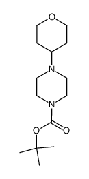 tert-Butyl 4-Tetrahydro-2H-pyran-4-ylpiperazine-1-carboxylate structure