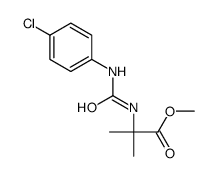 methyl 2-[(4-chlorophenyl)carbamoylamino]-2-methylpropanoate Structure