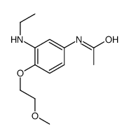 N-[3-(ethylamino)-4-(2-methoxyethoxy)phenyl]acetamide结构式