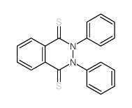2,3-diphenylphthalazine-1,4-dithione structure