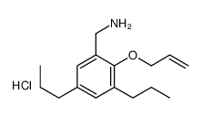 (2-(ALLYLOXY)-3,5-DIPROPYLPHENYL)METHANAMINE HYDROCHLORIDE structure