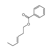 hex-3-enyl benzoate Structure