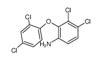 3,4-Dichloro-2-(2,4-dichlorophenoxy)aniline结构式