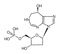 2'-deoxycoformycin 5'-phosphate结构式