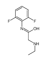 N-(2,6-Difluorophenyl)-N2-ethylglycinamide结构式