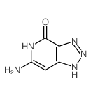 4H-1,2,3-Triazolo[4,5-c]pyridin-4-one,6-amino-3,5-dihydro-结构式