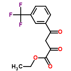 Ethyl a,g-dioxo-3-trifluoromethylbenzenebutanoate Structure