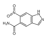 6-nitroindazole-5-carboxamide Structure