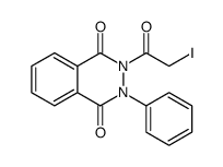 2-(2-iodoacetyl)-3-phenyl-phthalazine-1,4-dione Structure