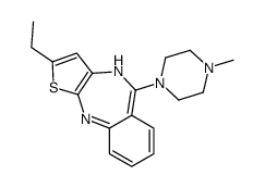 2-ethyl-5-(4-methylpiperazin-1-yl)-4H-thieno[2,3-b][1,4]benzodiazepine Structure