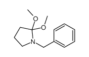 1-benzyl-2,2-dimethoxypyrrolidine Structure