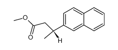 Methylester v. (R)-3-(Naphthyl)-buttersaeure结构式
