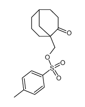 1-[(4-Methylphenylsulfonyloxy)methyl]bicyclo[3.3.1]nonan-2-on结构式