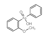 (2-methoxyphenyl)-phenyl-arsinic acid Structure