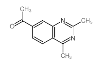 Ethanone,1-(2,4-dimethyl-7-quinazolinyl)-结构式