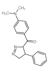 (4-dimethylaminophenyl)-(4-phenyl-4,5-dihydro-3H-pyrazol-3-yl)methanone picture