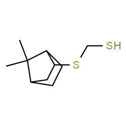 Methanethiol, [(7,7-dimethylbicyclo[2.2.1]hept-2-yl)thio]- (9CI)结构式