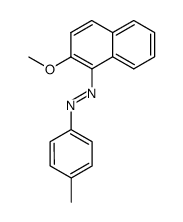 1-(4-methylphenylazo)-2-methoxynaphthalene结构式