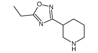 3-(5-乙基-1,2,4-噁二唑-3-基)哌啶结构式