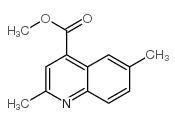 4-Quinolinecarboxylicacid,2,6-dimethyl-,methylester(9CI)结构式