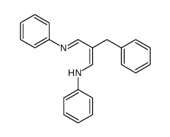 N-(2-benzyl-3-phenyliminoprop-1-enyl)aniline结构式