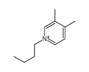 1-butyl-3,4-dimethylpyridin-1-ium结构式