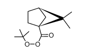 6,6-Dimethylbicyclo[2.1.1]hexan-1-peroxycarbonsaeure-tert-butylester结构式