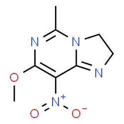 Imidazo[1,2-c]pyrimidine, 2,3-dihydro-7-methoxy-5-methyl-8-nitro- (8CI) Structure