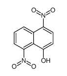 4.8-dinitro-1-hydroxy-naphthalene Structure