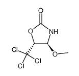 4-methoxy-5-(trichloromethyl)-2-oxazolidinone Structure