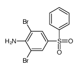 4-(benzenesulfonyl)-2,6-dibromoaniline结构式