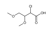 2-chloro-3,4-dimethoxy-butyric acid结构式